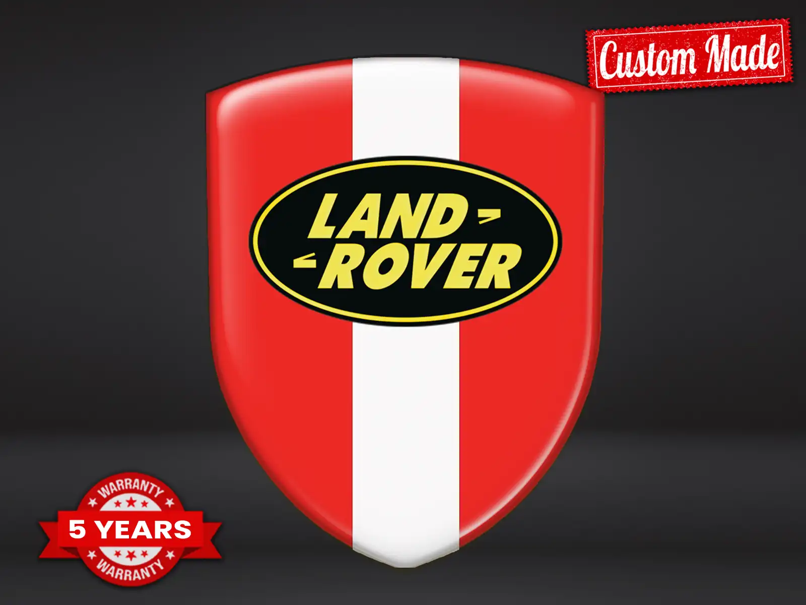 Land Rover Badges Voiture Perso Max Durable Design Stylé